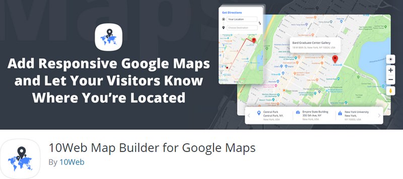 10Web Map Builder for Google Maps