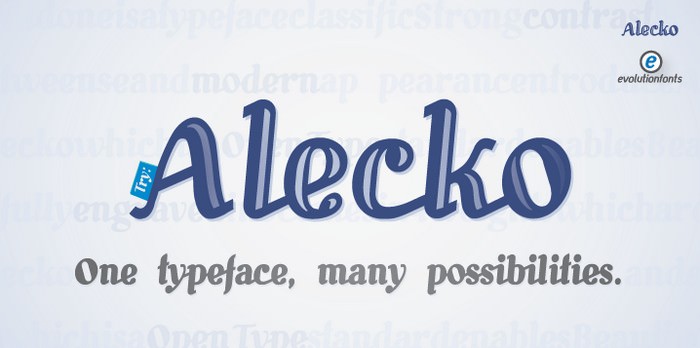 Alecko Font