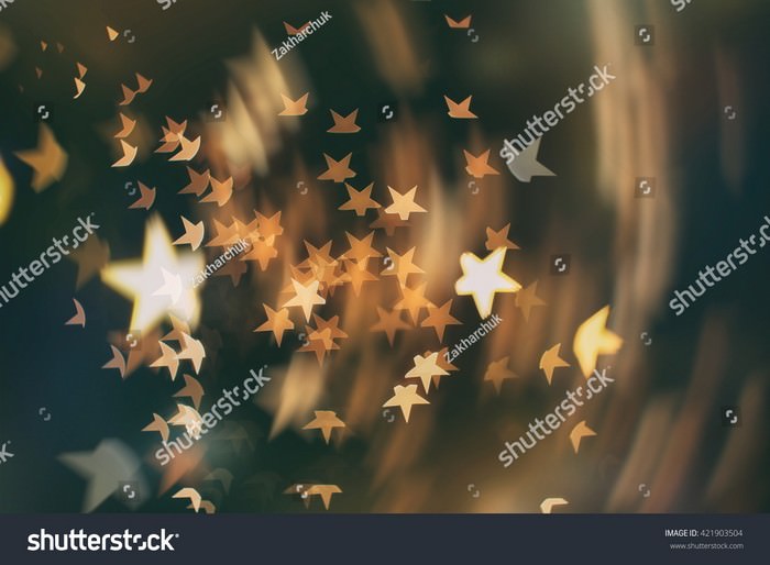 Bokeh Lights And Stars Texture