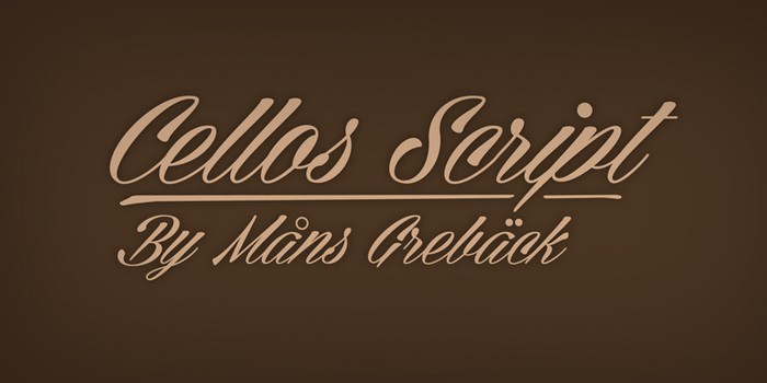 Cellos Script Font