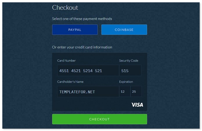 Credit Card Checkout #002