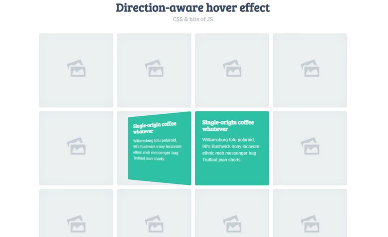 Direction-Aware 3D hover effect (Concept)
