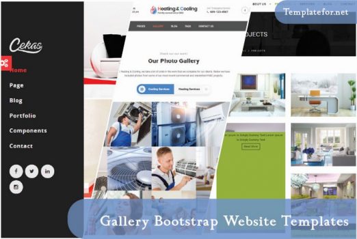 Gallery Bootstrap Website Template
