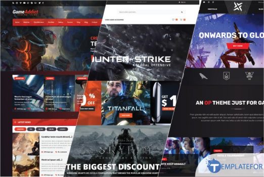 Gaming PHP Website Template