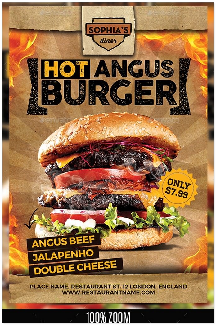 Hamburger Advertise v2 Flyer