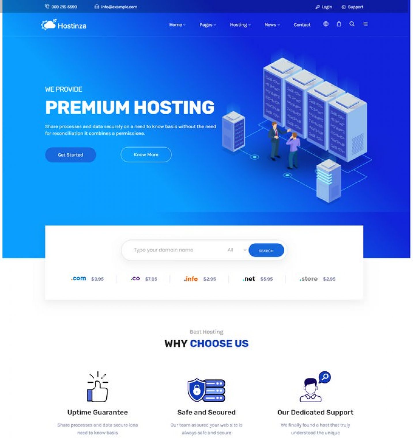 Fantastic Hosting Wordpress Themes Templatefor