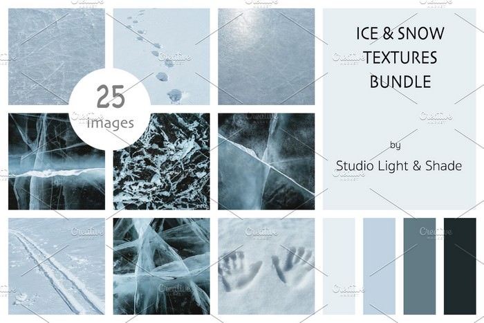Ice & Snow Textures Bundle