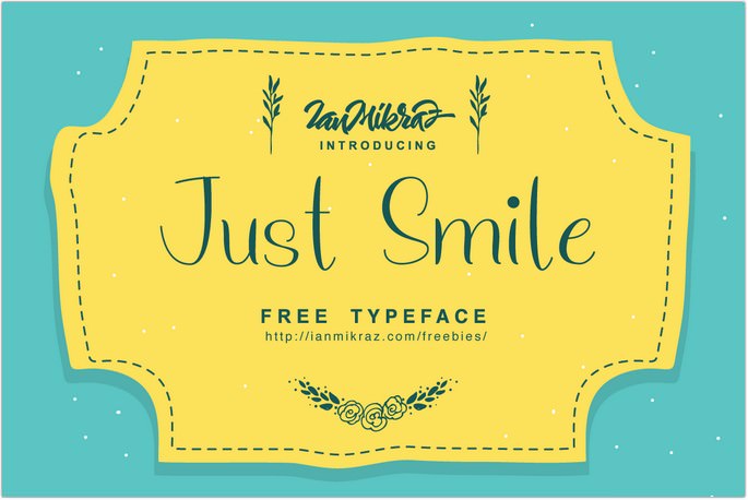 Just Smile Typeface