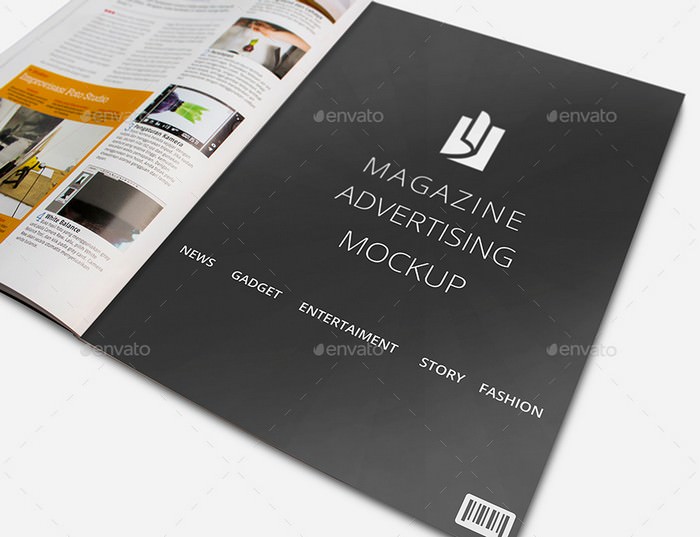 Photography Magazine Advertisement Mockup