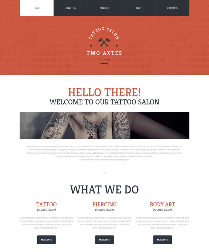 Quality Tattoo Artistry WordPress Theme