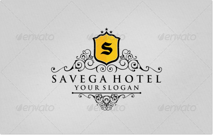 Savega Hotel Logo design