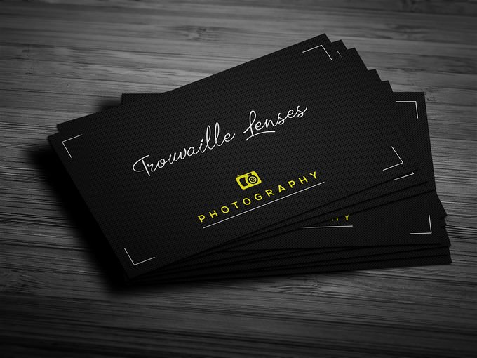 Simple Signature Business Card For Photographer