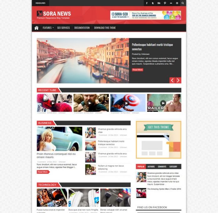 100+ Best Free Responsive Blogger Templates 2023 - Templatefor