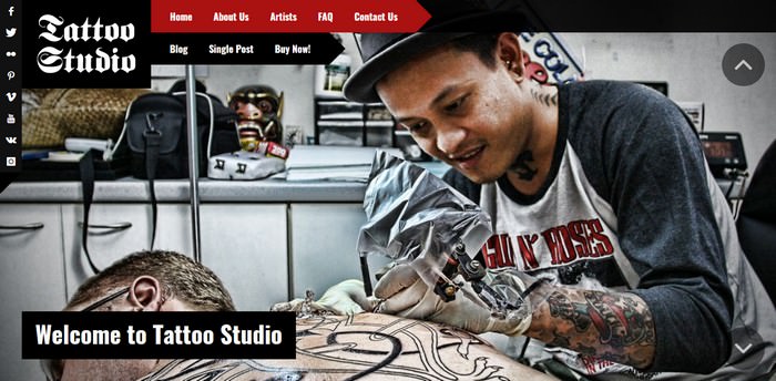 Tattoo Studio – Responsive WordPress Theme
