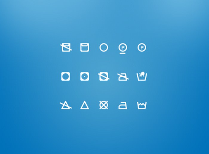 Washing Icons Free icon set