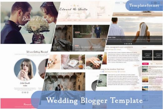 Wedding Blogger Template