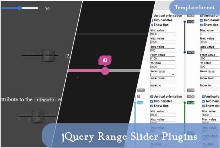 15 New jQuery Range Slider Plugins 2024 Templatefor