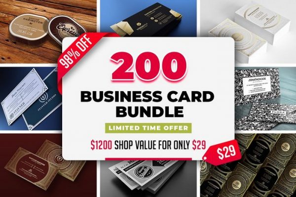 200 Business Card Bundle 600x400 