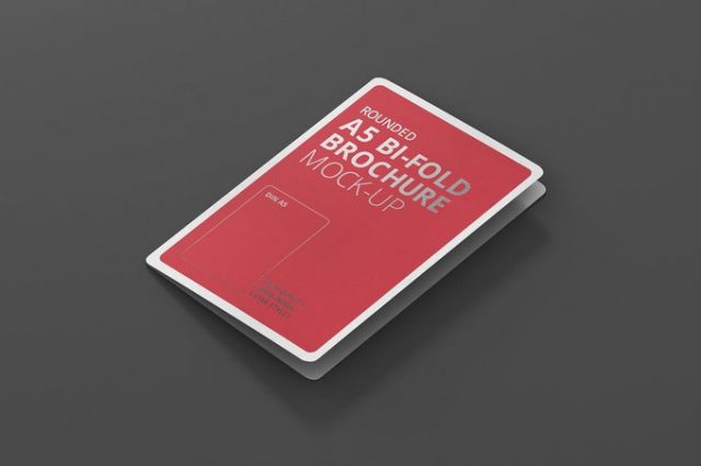 A5 Bi-Fold Brochure Mock-Up