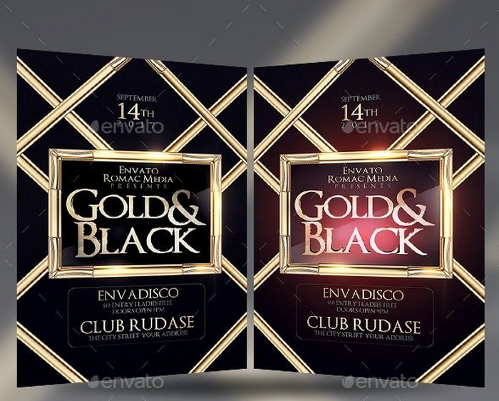 Black and Gold Birthday Party