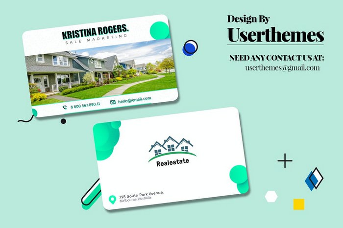 Business Visiting Card for Real Estate Template