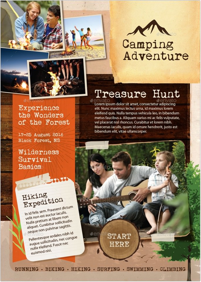Camping Adventure Flyer