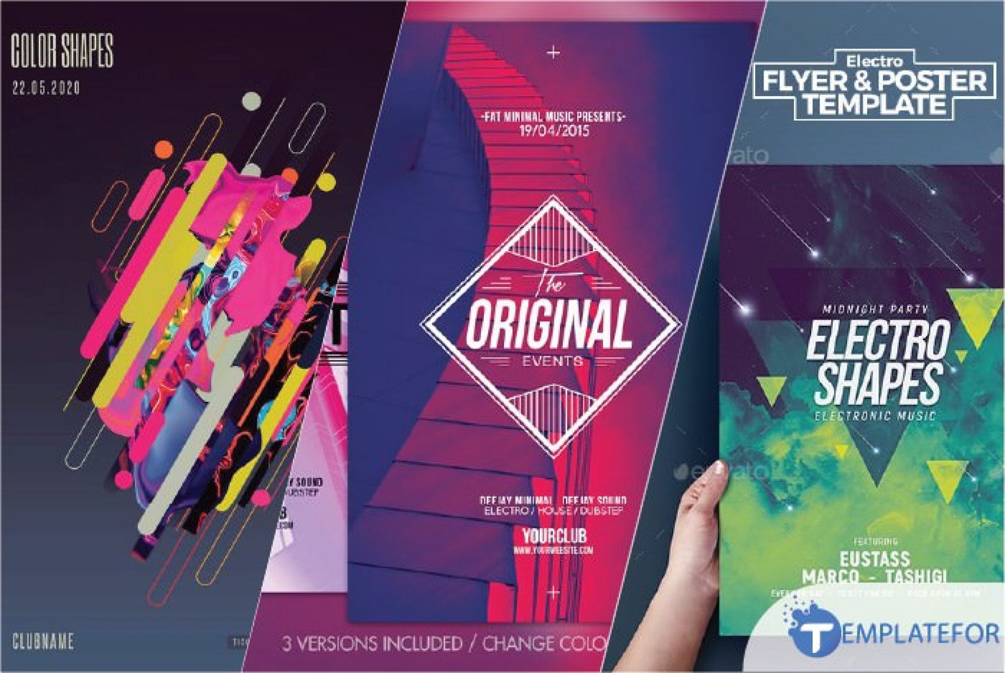 22 Creative Shape Flyer Templates 2024 Templatefor