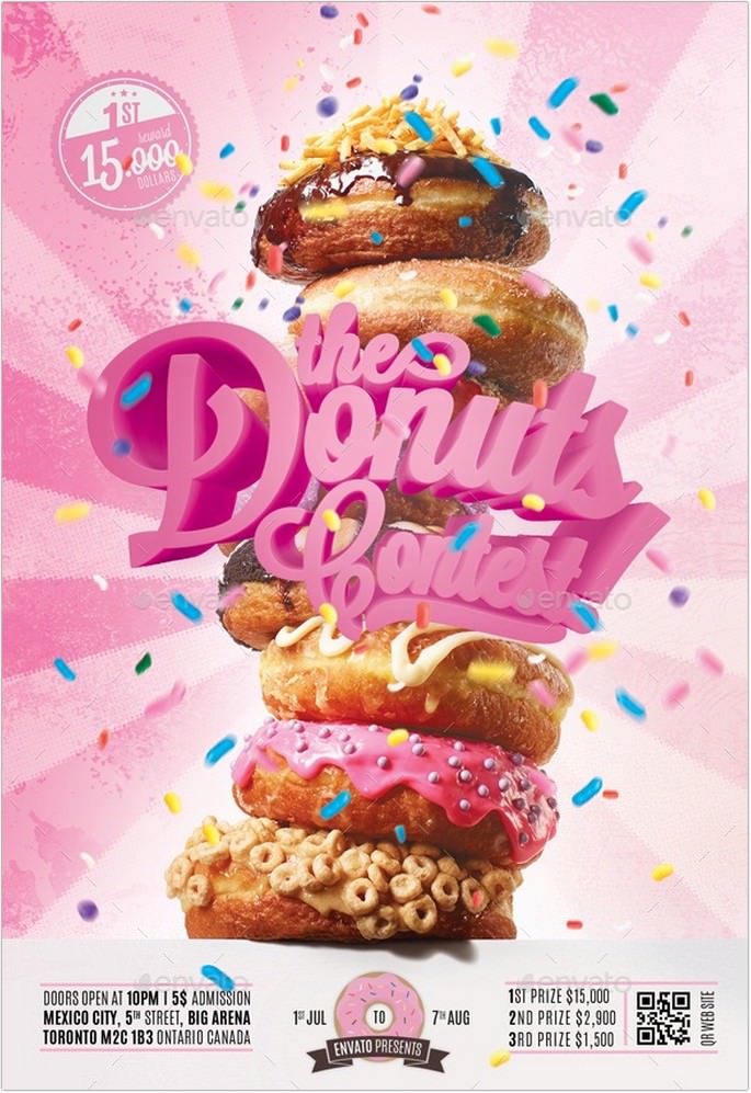 Donuts Contest Flyer
