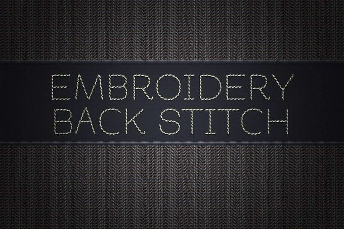 Embroidery Backstitch