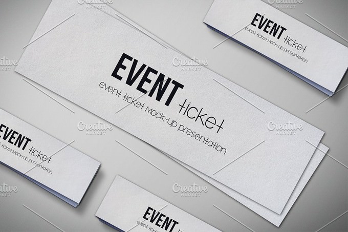 Event Tickets Mock-Up Pack