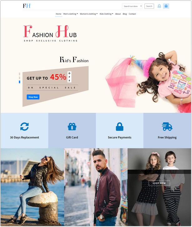 Fashion Hub an HTML Responsive Web Template