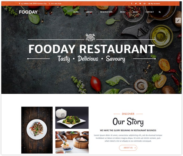 Fooday - Restaurant HTML Template