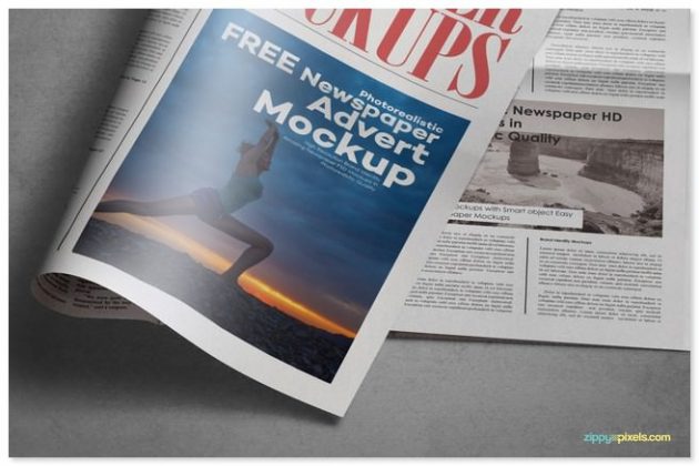 Download 40+ Best Newspaper Mockups PSD Templates - Templatefor