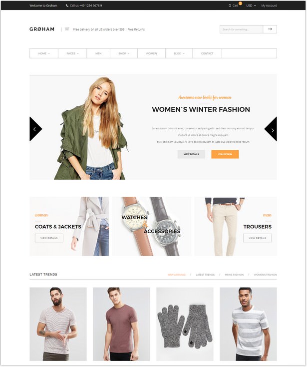 Fashion eCommerce HTML template