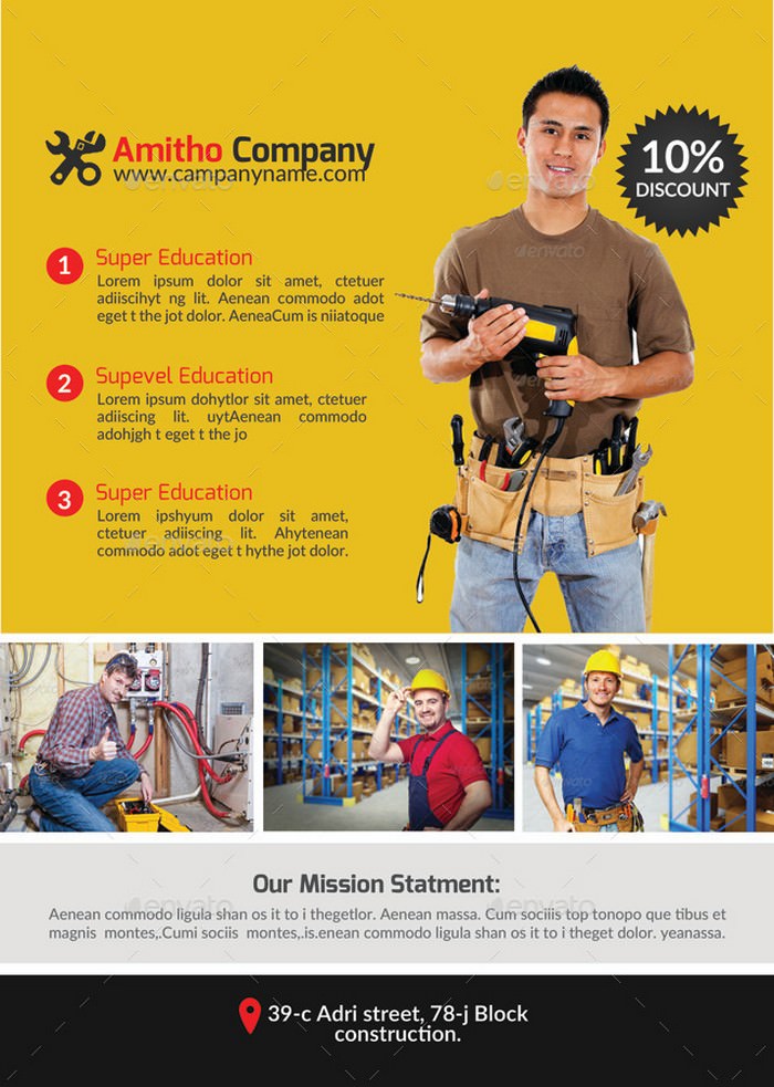 Handyman & Plumber Services Flyer