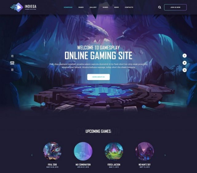 30+ Best Gaming Website Templates & Themes 2021 - Templatefor