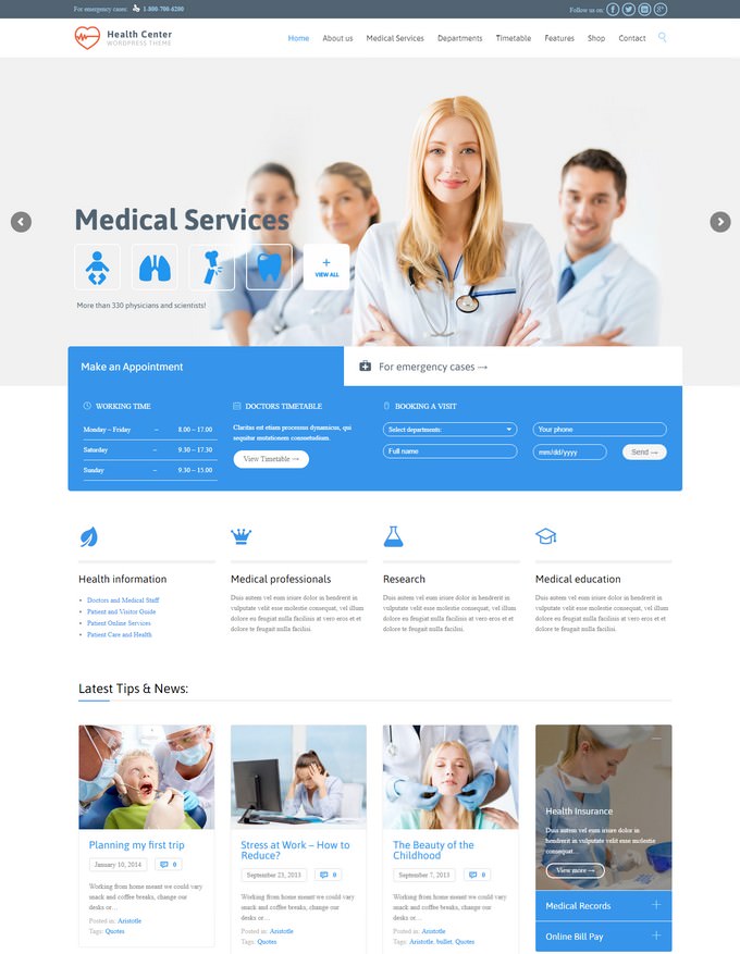 25+ Excellent Dentist WordPress Themes - Templatefor