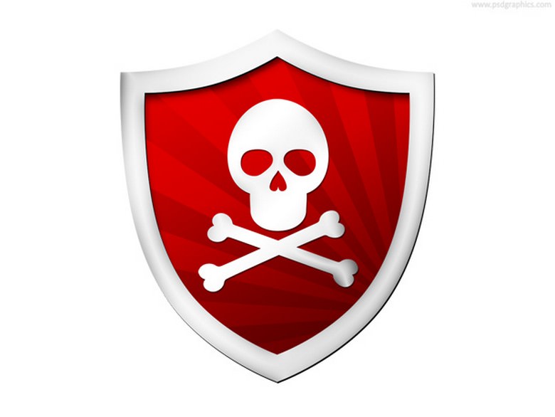 Online scam icon (PSD)