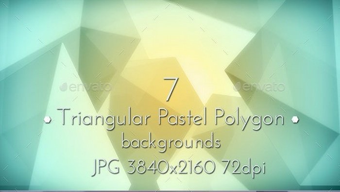Pastel Polygon Background
