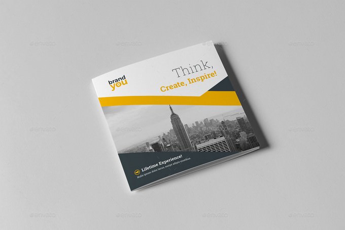 Professional Square Trifold Brochure
