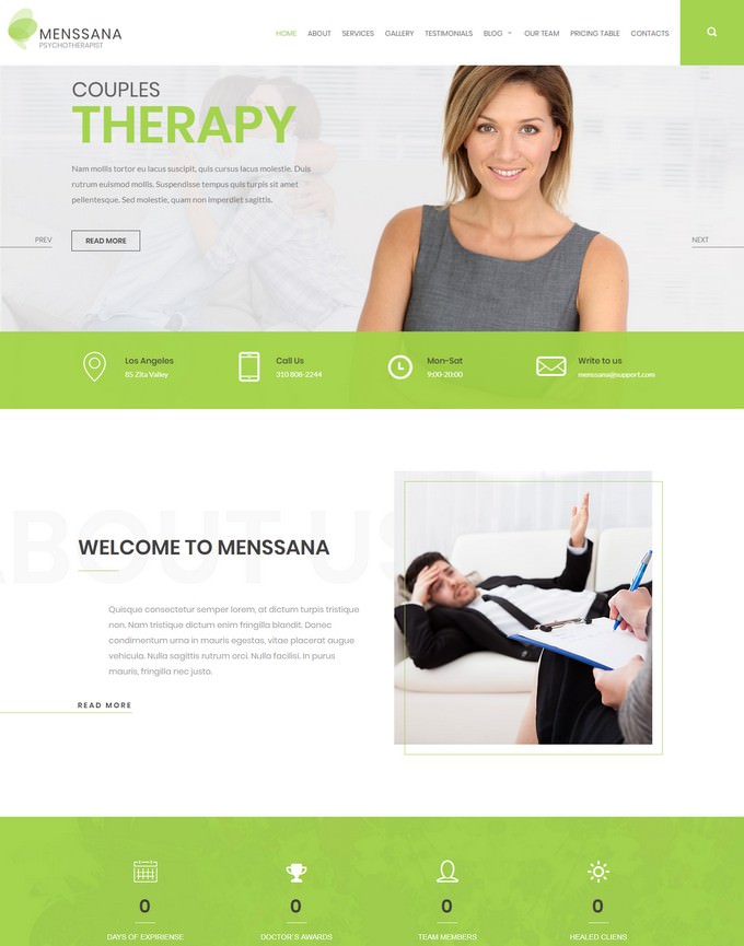 Psychologist and Psychotherapist HTML Template