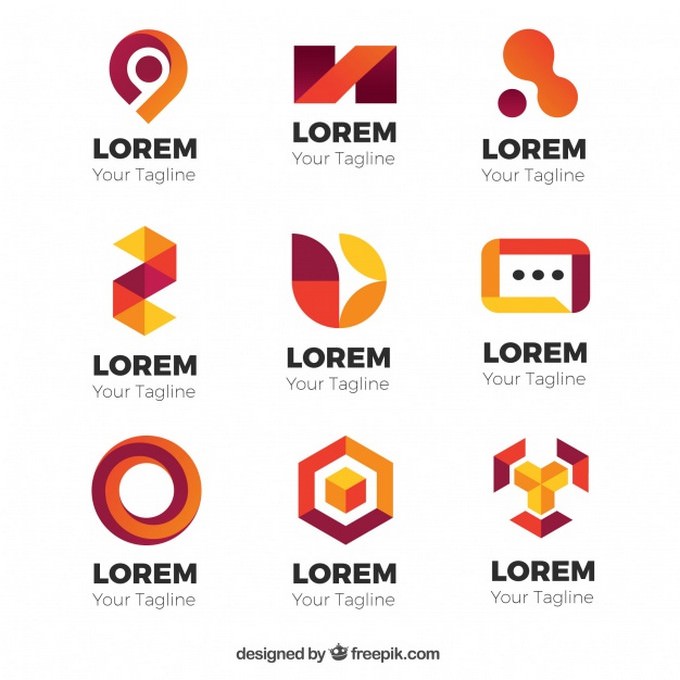Set of Abstract Modern Logos