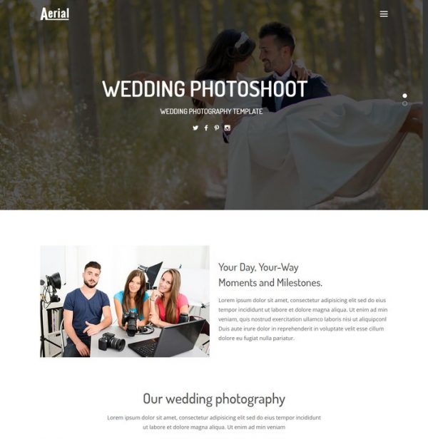 60+ Best Wedding Website Templates Free & Premium 2023 - Templatefor