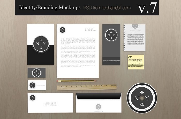 Branding Identity Mock-up v7