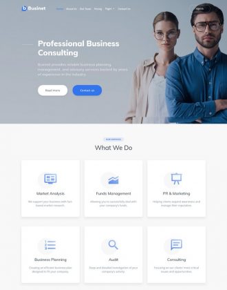 58+ Best Consulting Website Templates 2018 [Free & Premium] - Templatefor