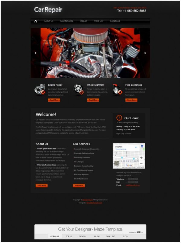 40+ Best Car Auto Website Templates 2020 - Templatefor