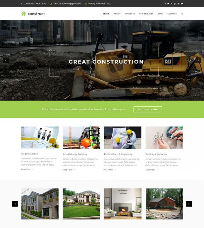 60+ Best Architecture Construction HTML5 Website Templates 2020
