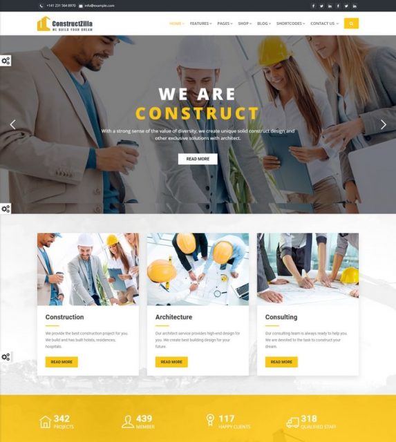 60+ Best Architecture Construction HTML5 Website Templates 2020 ...