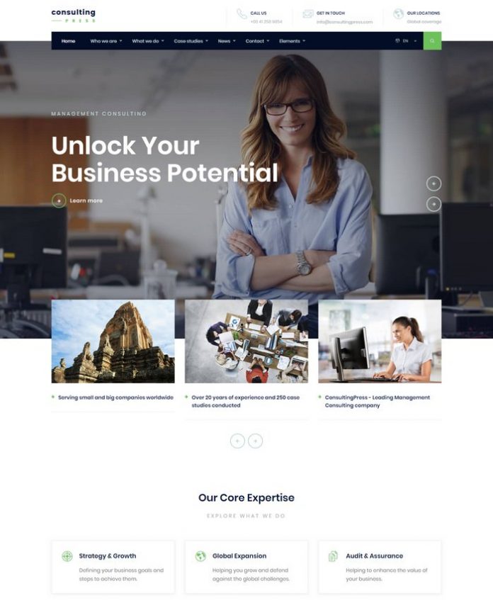 31 Best Consulting Website Templates 2024 - Templatefor