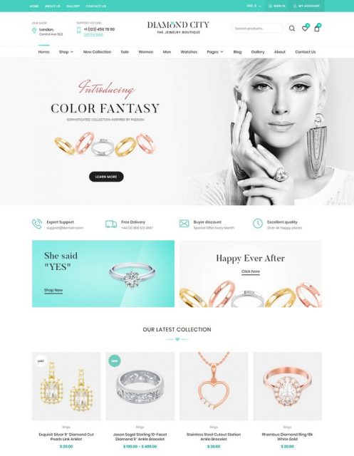 28+ Awesome Jewelry WordPress Themes 2020 - Templatefor